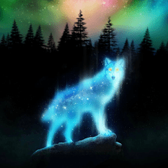 wolf graphic for module